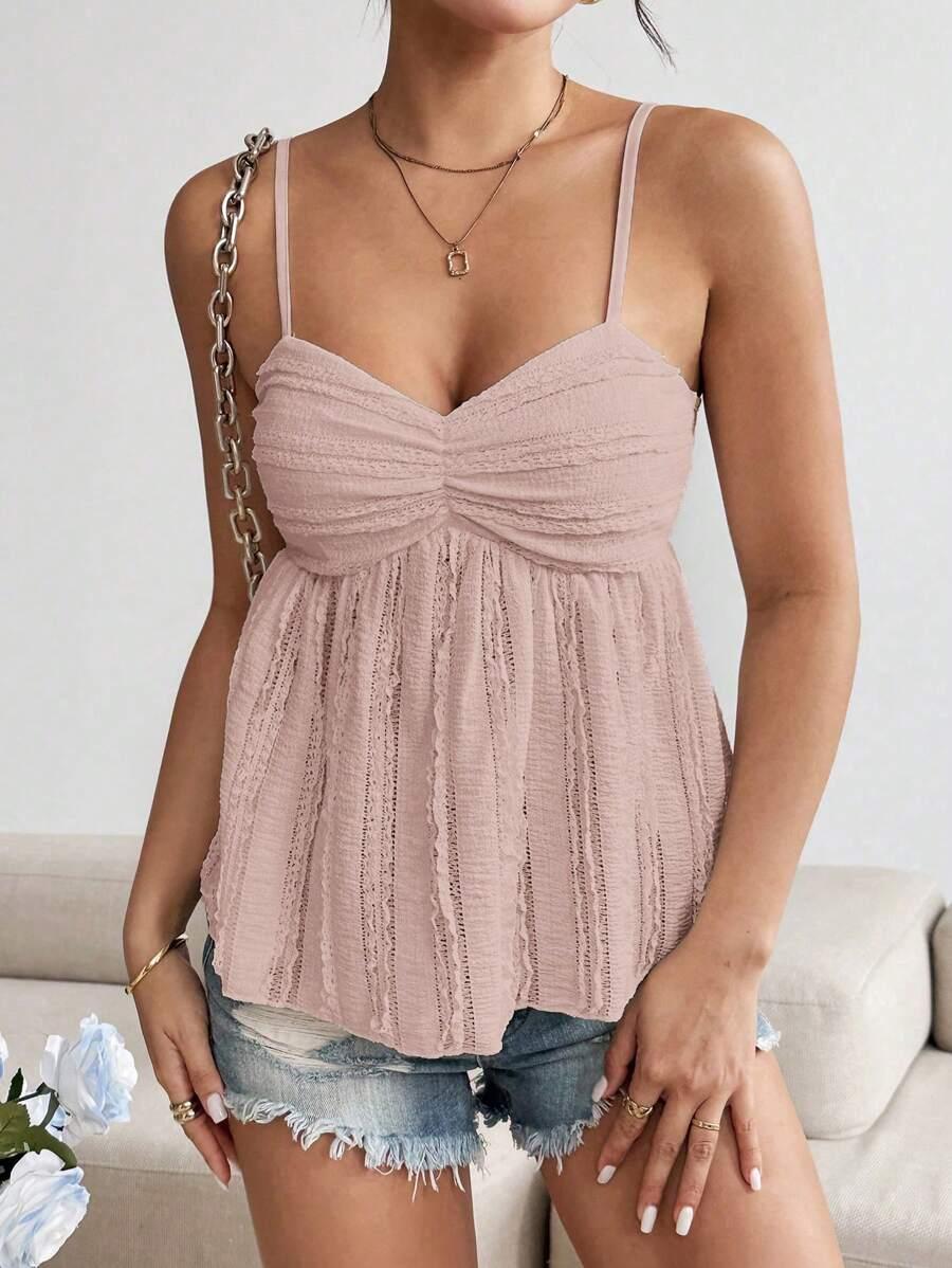 BREEZAYA RÓŻOWY TOP NA RAMIĄCZKACH S06__XL