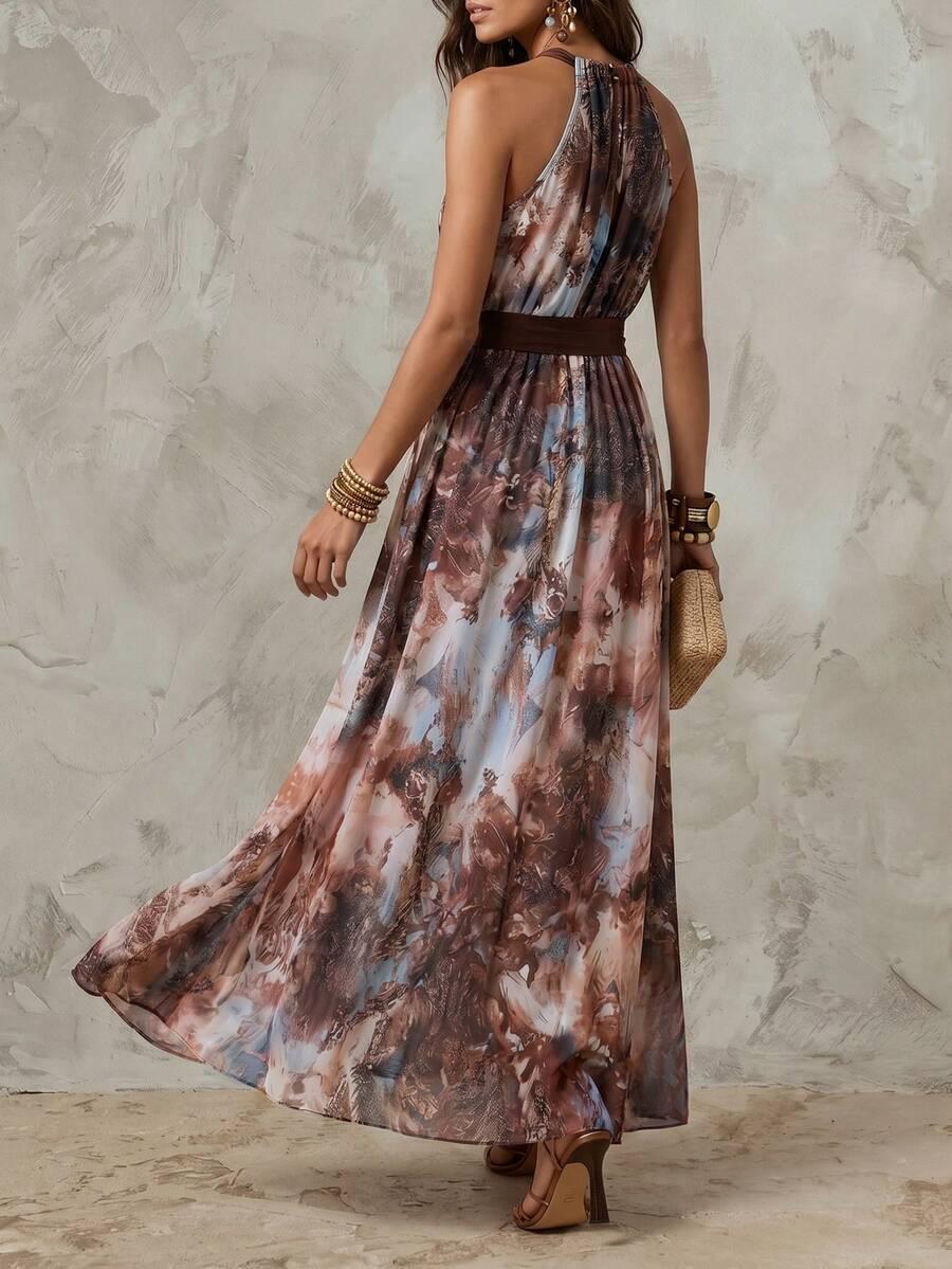 SHEIN MAXI SUKIENKA WZÓR S06__M