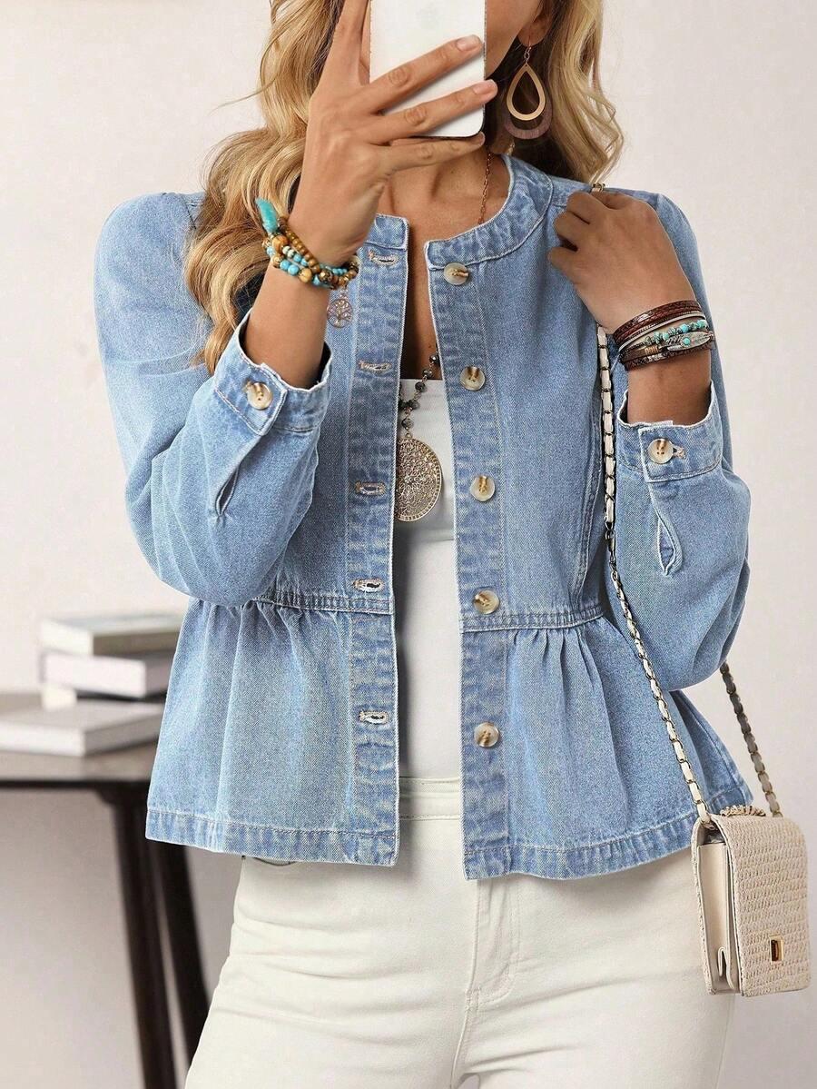 EMERY ROSE NIEBIESKA KURTKA JEANS S06__M
