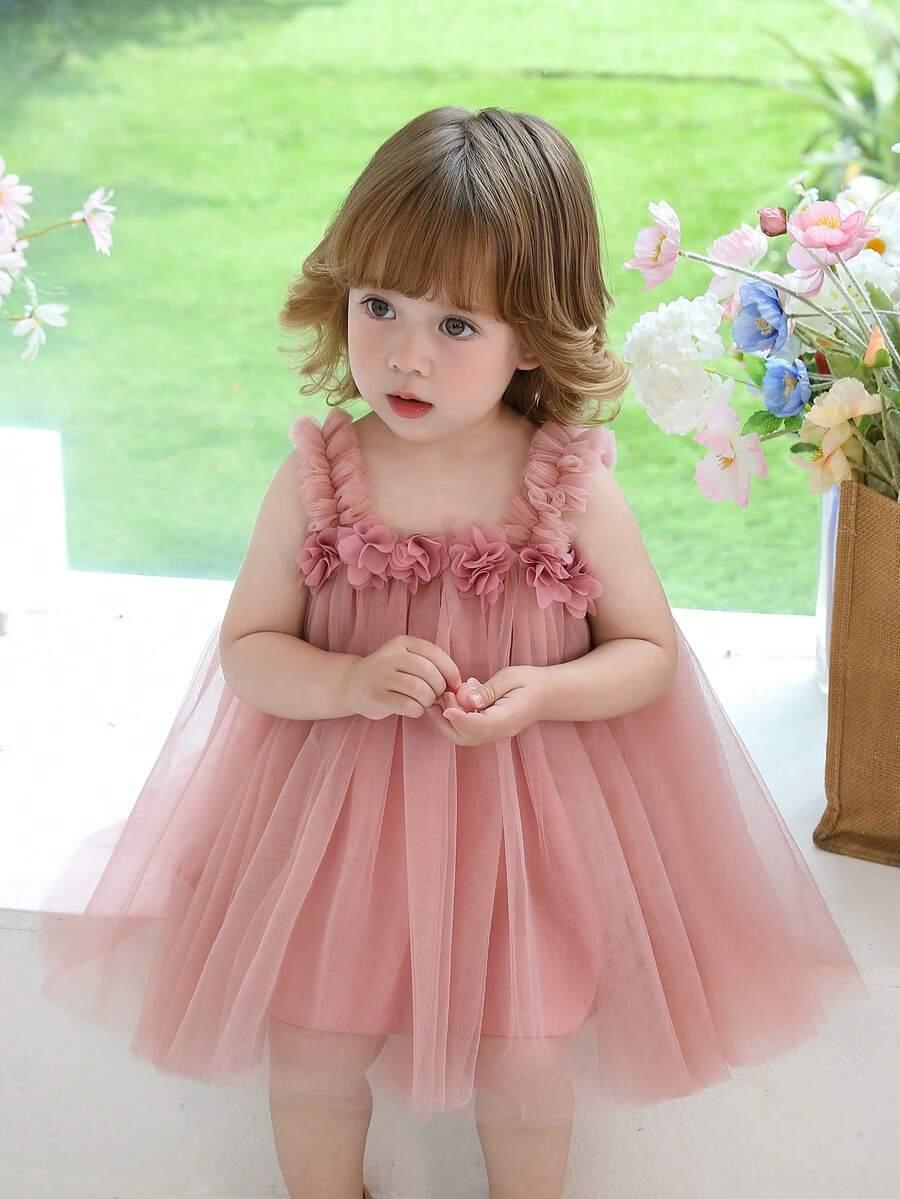 SHEIN RÓŻOWA SUKIENKA TIUL S06__68/74