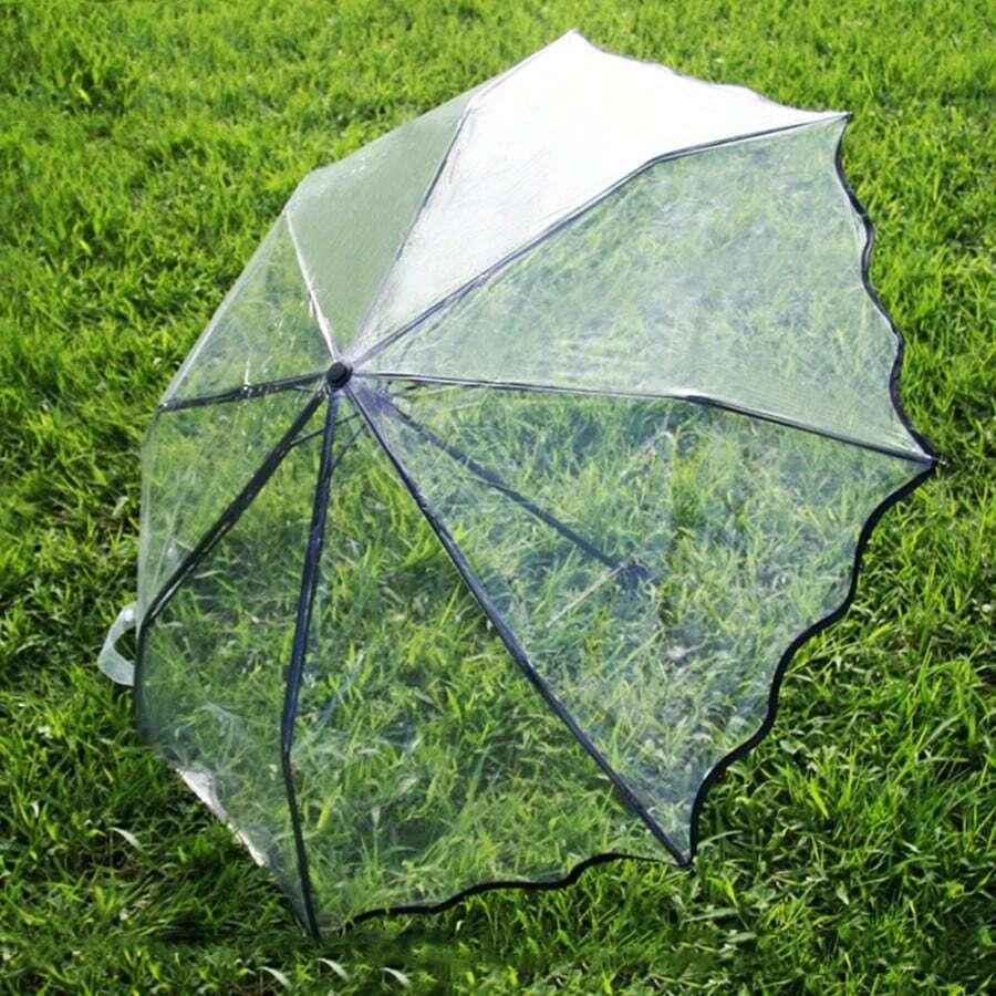 SHEIN BEZBARWNY SKŁADANY PARASOL S07