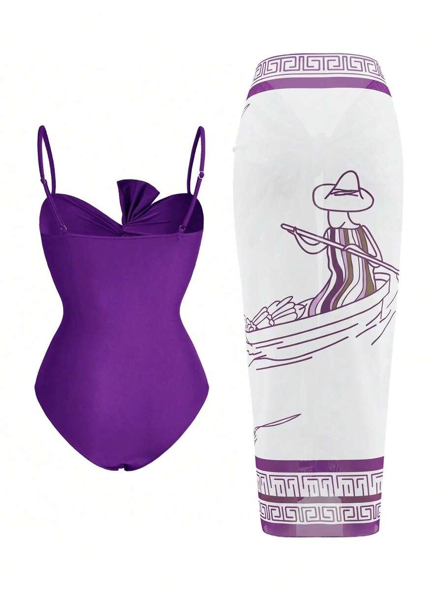 SWIM OASIS JEDNOCZĘŚCIOWY STRÓJ KĄPIELOWY PAREO S09__XL