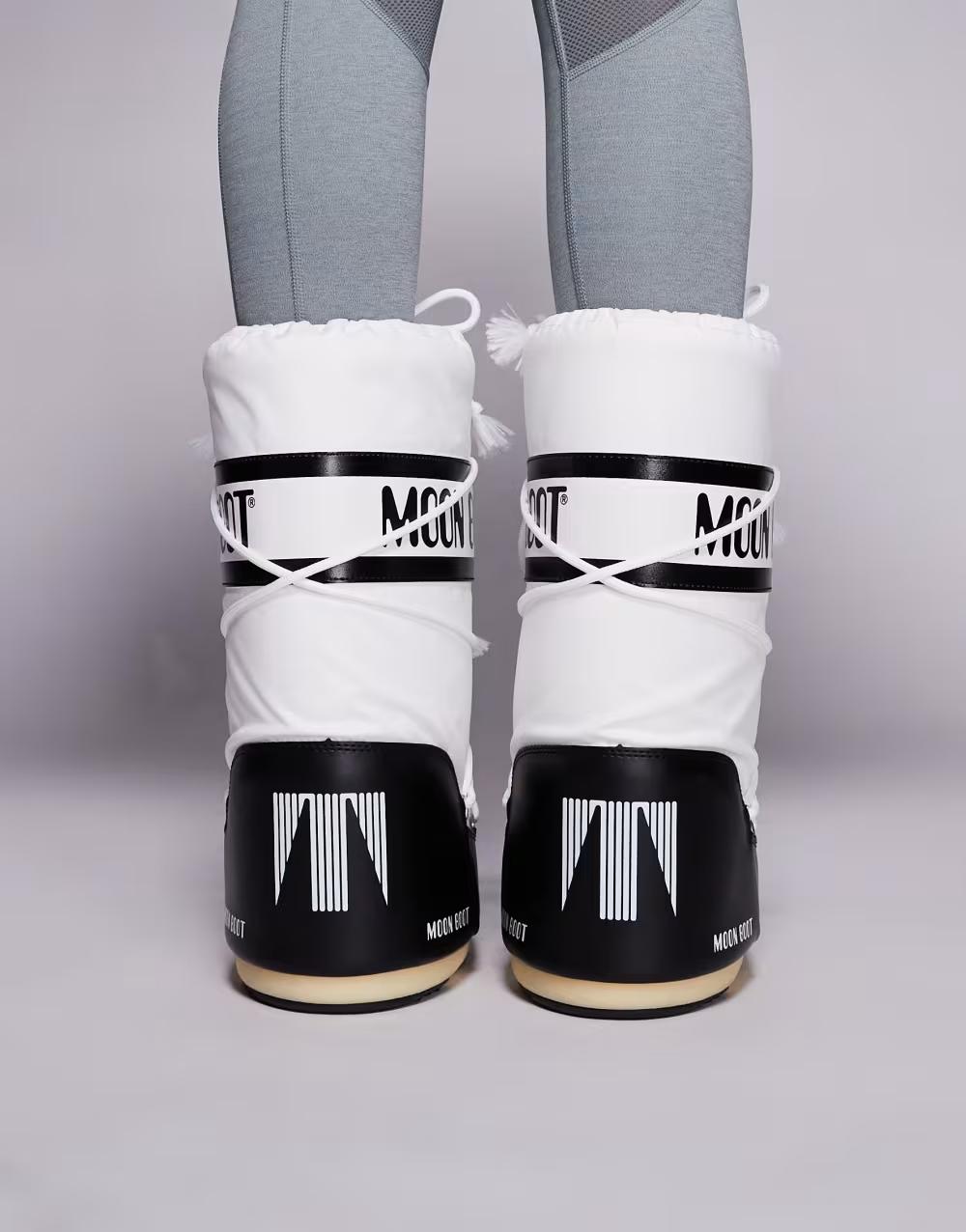 MOON BOOT BIAŁE ŚNIEGOWCE LOGO W01__36-38