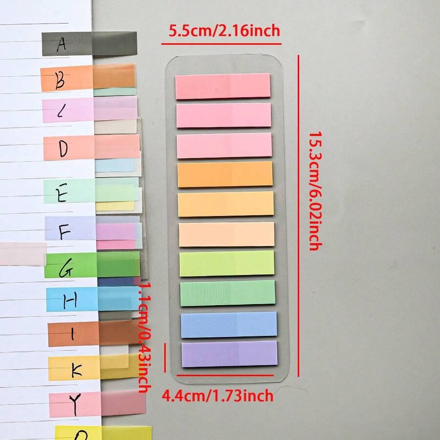 SHEIN KOLOROWE KARTECZKI SAMOPRZYLEPNE 6-PACK S07__1200SZT