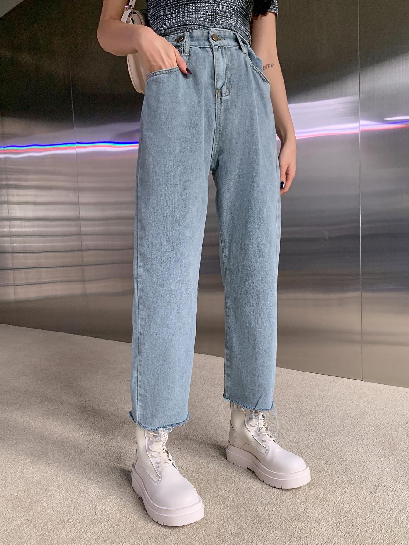 SHEIN NIEBIESKIE SPODNIE JEANS S06__M