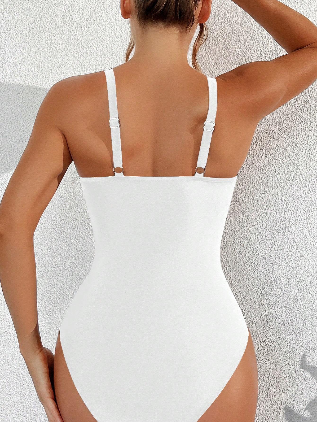 SHEIN JEDNOCZĘŚCIOWY STRÓJ KĄPIELOWY S09__M