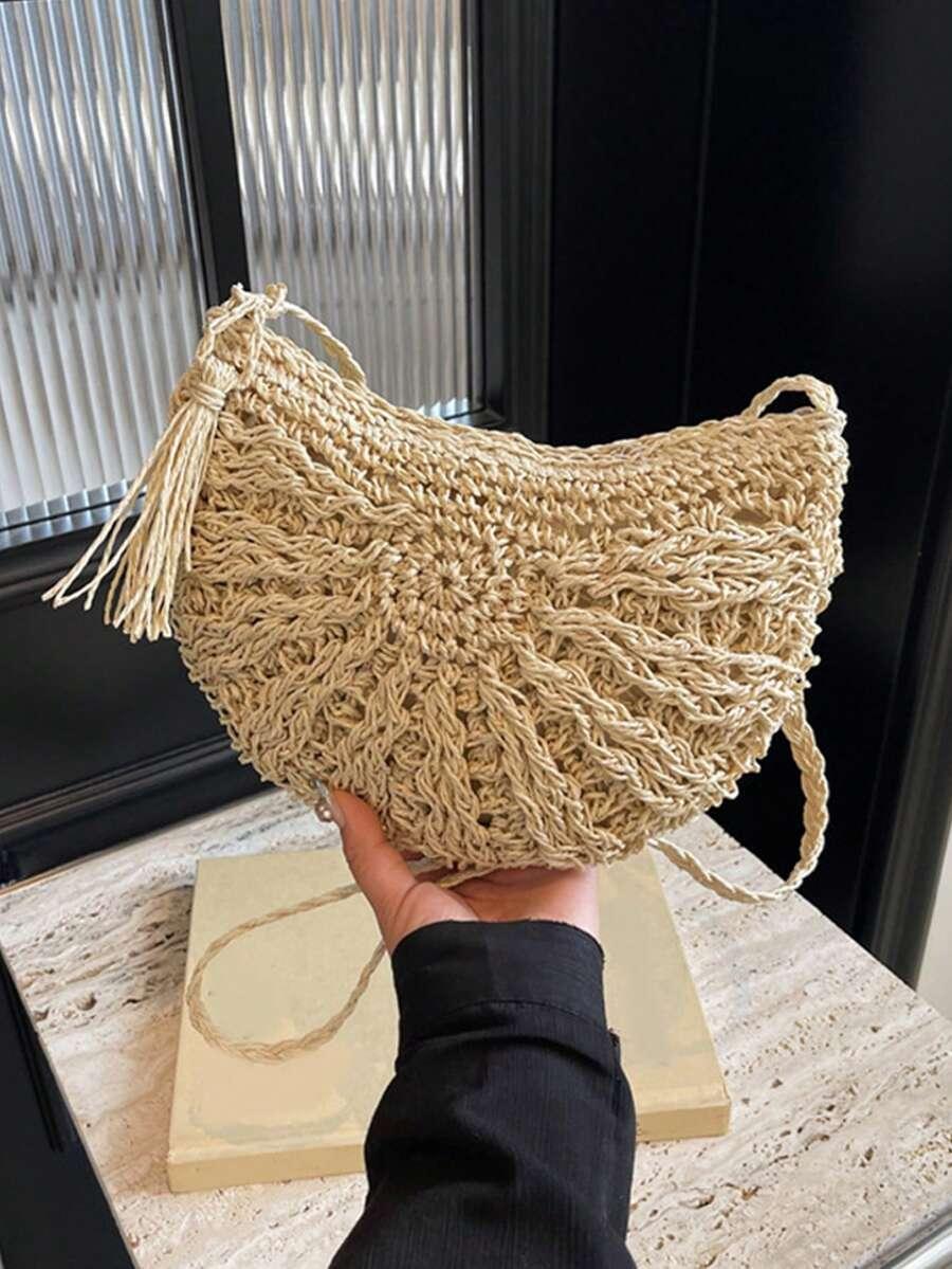 SHEIN BEŻOWA TOREBKA ZAMEK S07__25X19CM