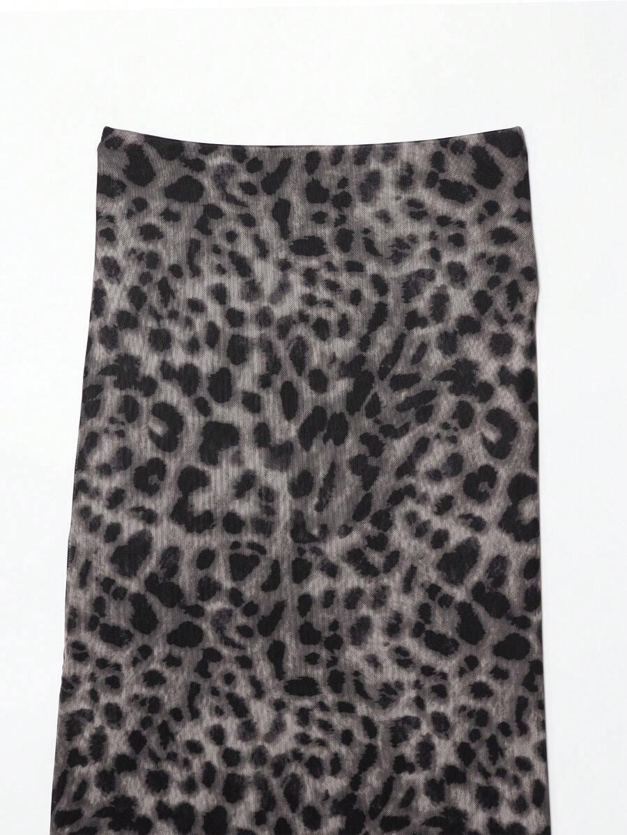 SHEIN SPÓDNICA ANIMAL PRINT S06__S