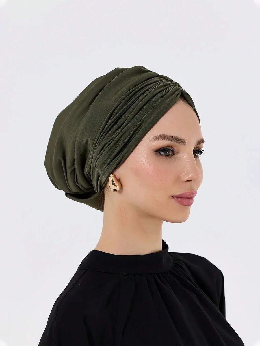 SHEIN ZIELONY HIDŻAB CHUSTA S07