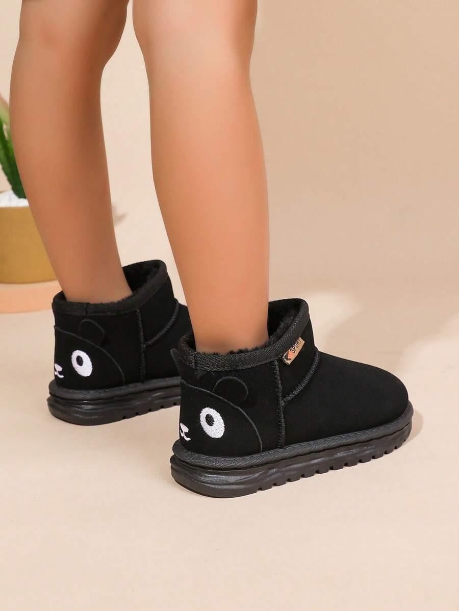SHEIN CZARNE ŚNIEGOWCE HAFT W01__25