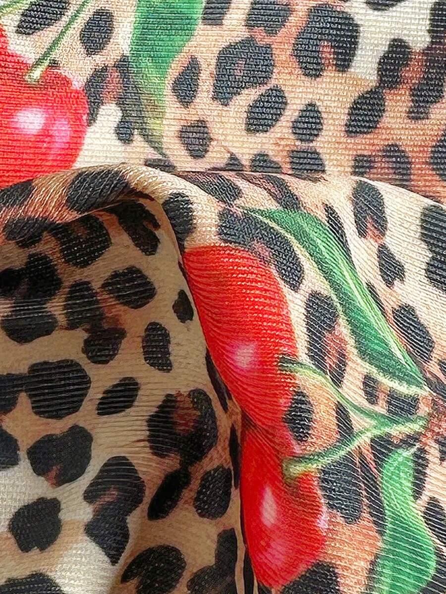 SWIM MOD DWUCZĘŚCIOWY STRÓJ KĄPIELOWY ANIMAL PRINT S06__S