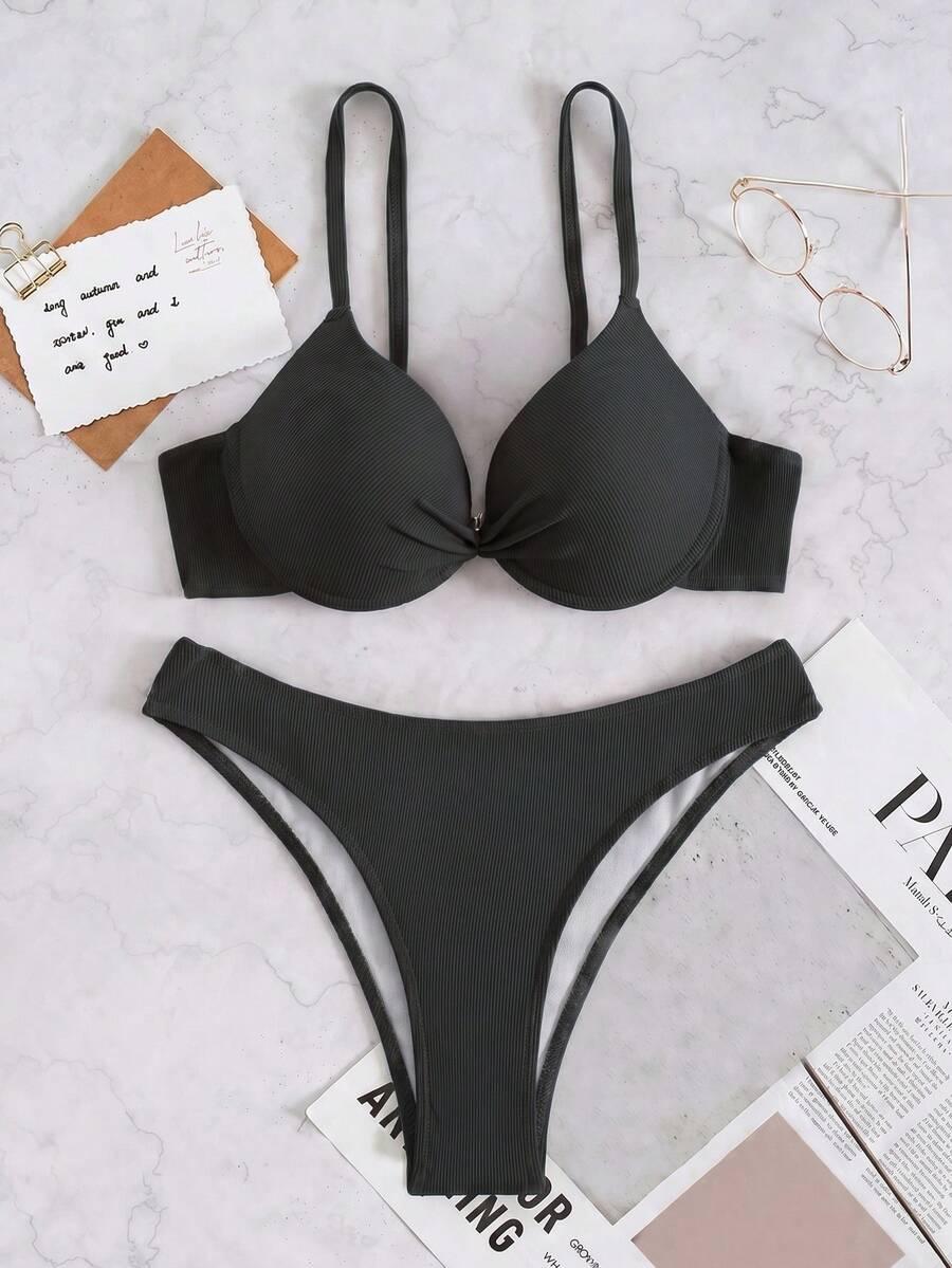 SHEIN DWUCZĘŚCIOWY STRÓJ KĄPIELOWY S09__S