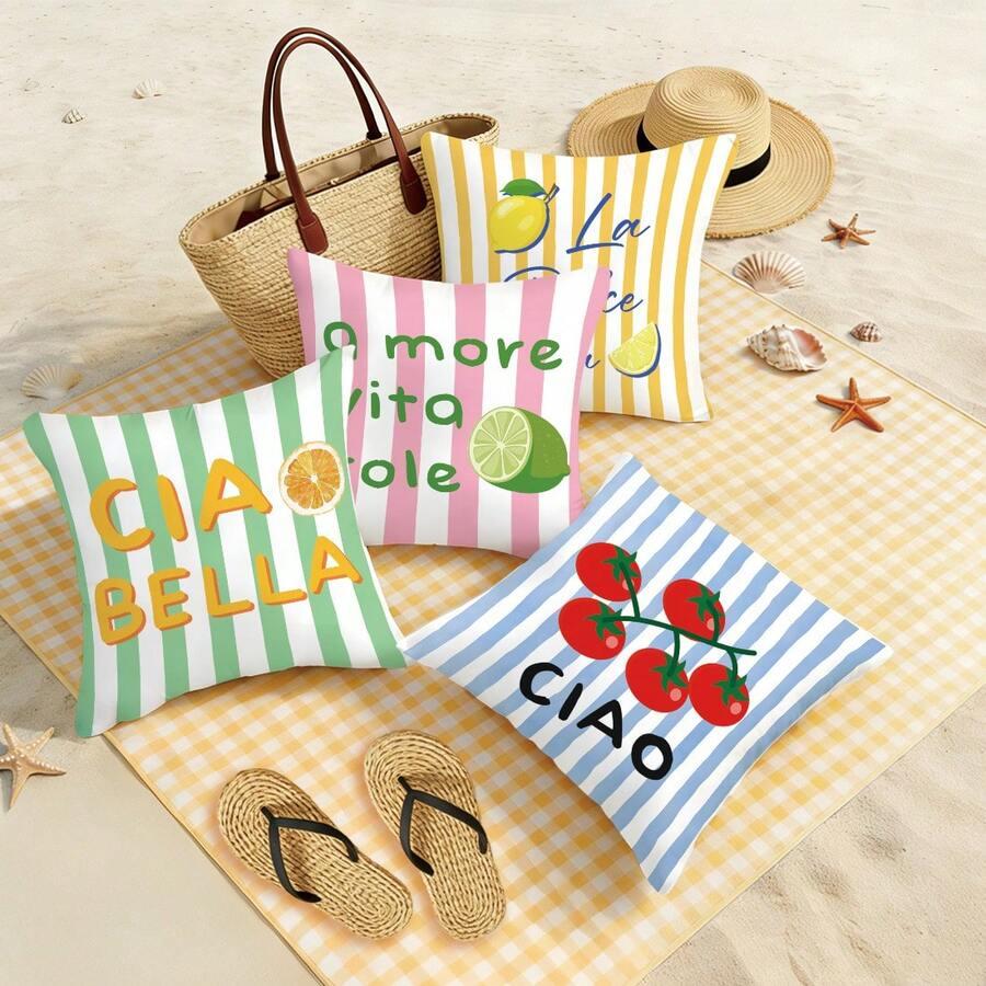 SHEIN POSZEWKA NA PODUSZKĘ 4-PACK S07__50X50