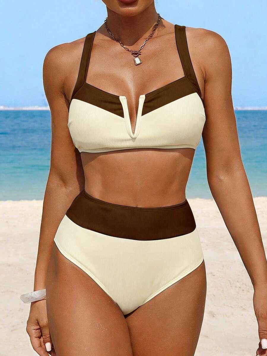 SHEIN DWUCZĘŚCIOWY STRÓJ KĄPIELOWY S09__S
