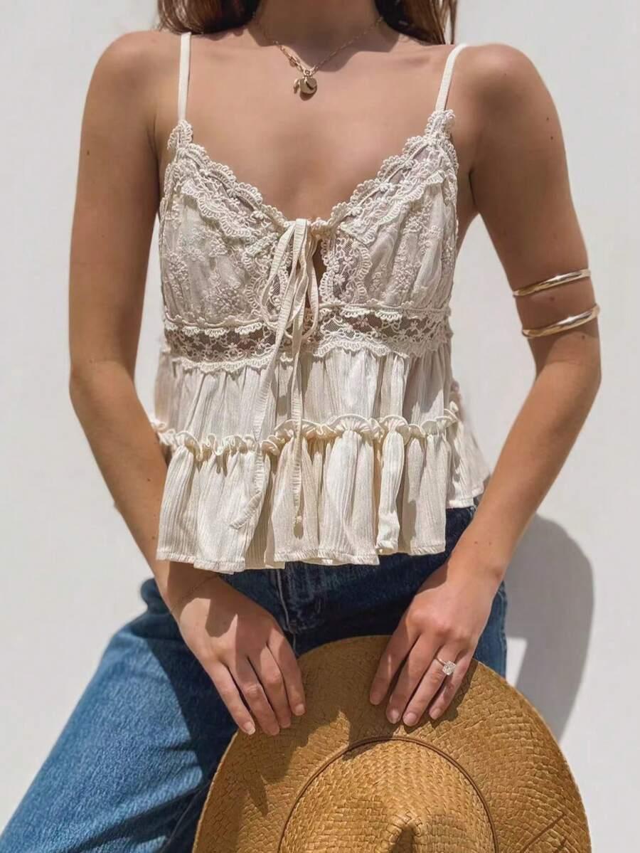 SHEIN TOP NA RAMIĄCZKACH S06__M