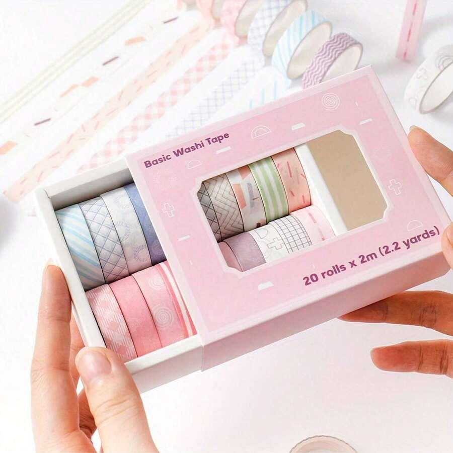 SHEIN TAŚMA DEKORACYJNA 20-PACK S07