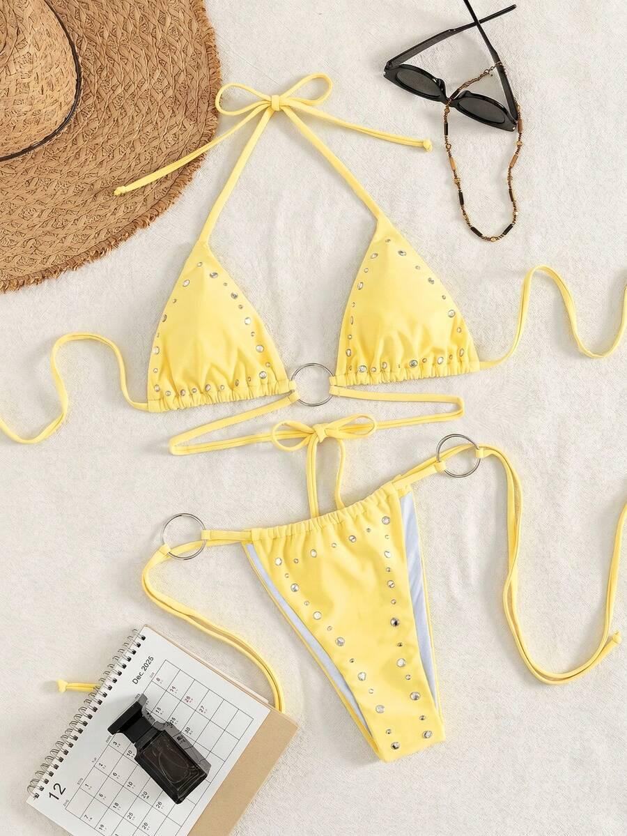 SHEIN DWUCZĘŚCIOWY STRÓJ KĄPIELOWY S09__XL