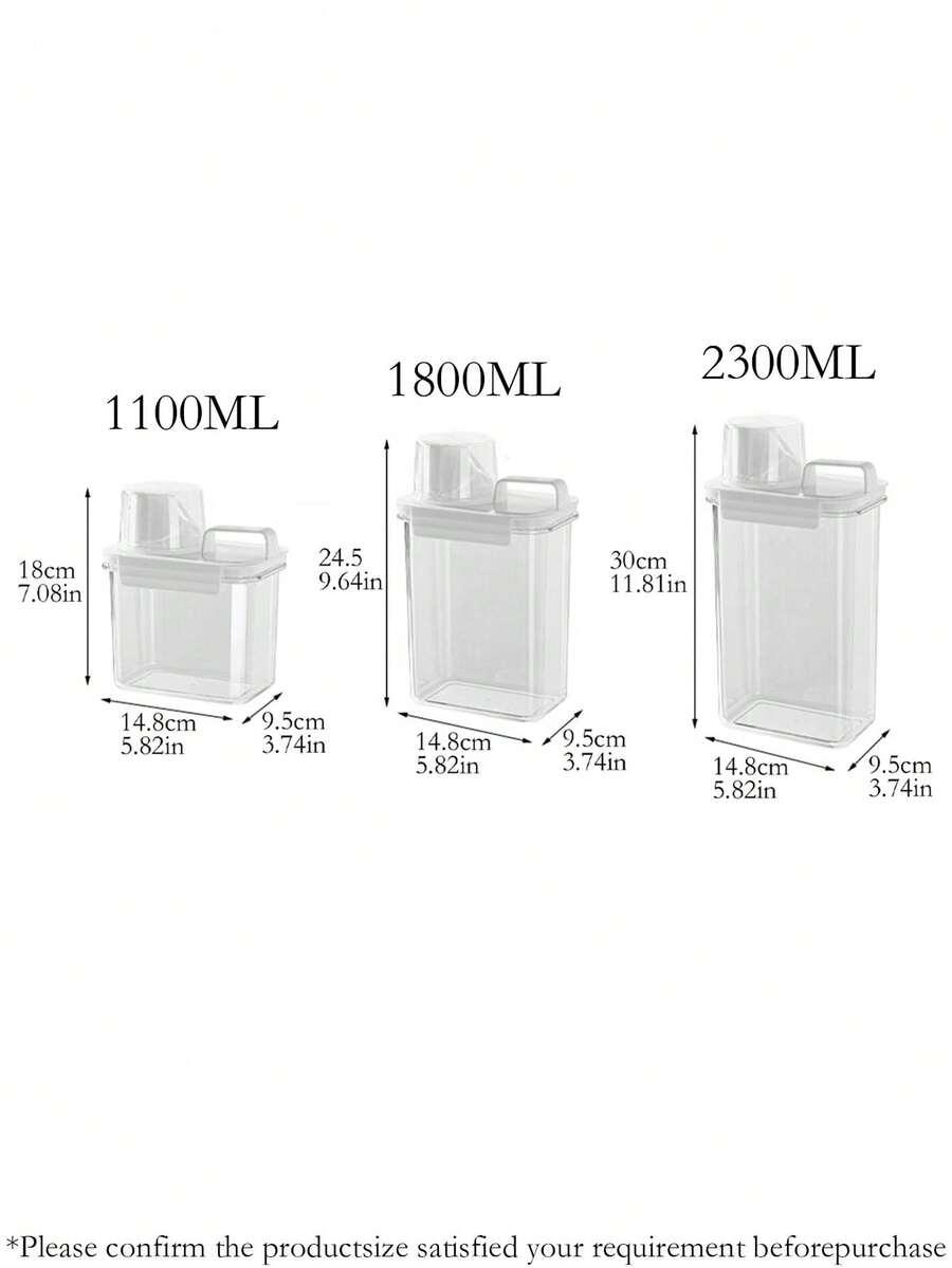 SHEIN POJEMNIK DO PRZECHOWYWANIA ŻYWNOŚCI S07__2100ML