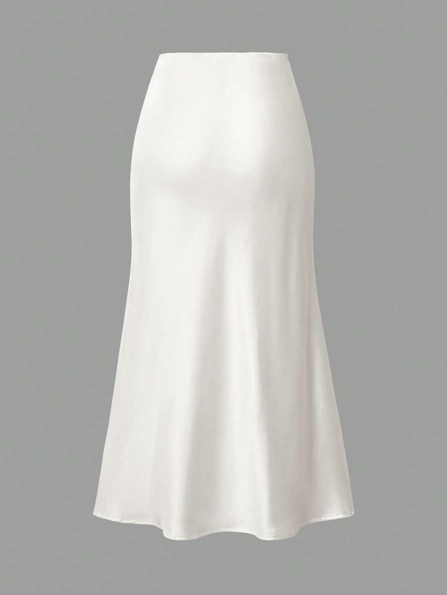 SHEIN BIAŁA MAXI SPÓDNICA S06__M