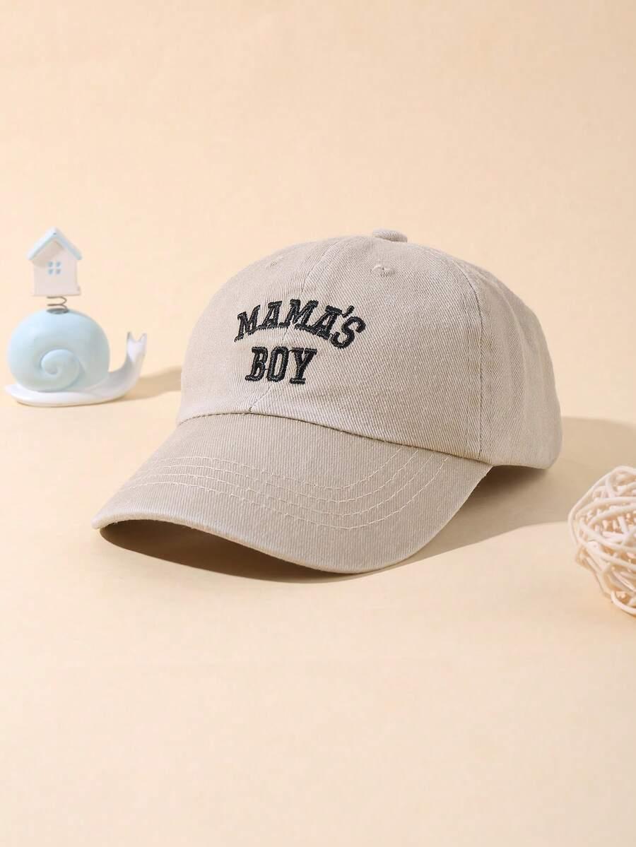 SHEIN CZAPKA Z DASZKIEM HAFT MAMA'S BOY S07__80-92