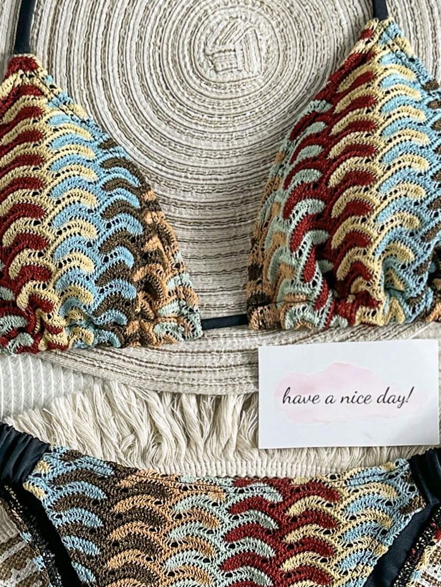 SHEIN DWUCZĘŚCIOWY STRÓJ KĄPIELOWY S09__S