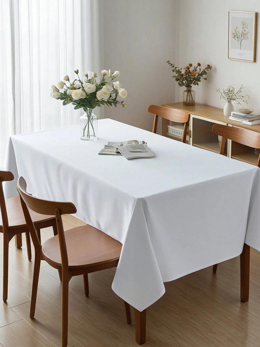 SHEIN BIAŁY OBRUS NA STÓŁ S07__150X150CM