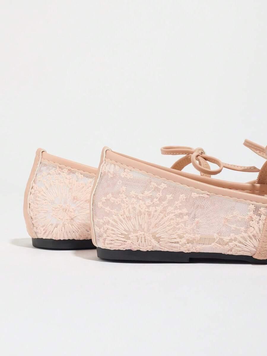 SHEIN RÓŻOWE BALERINY KOKARDA S06__39