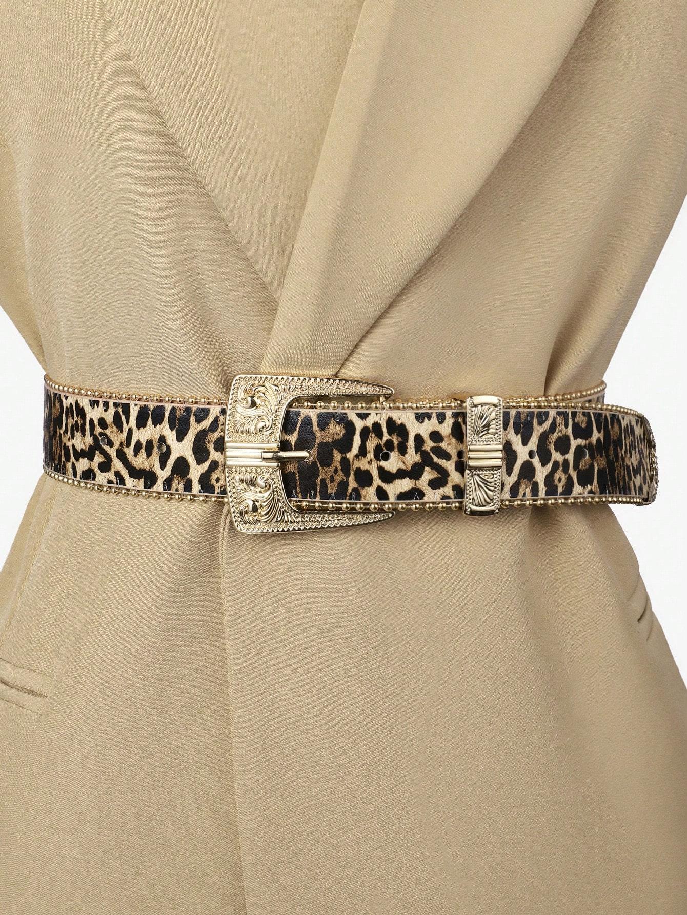 SHEIN PASEK DO SPODNI ANIMAL PRINT 80CM S07