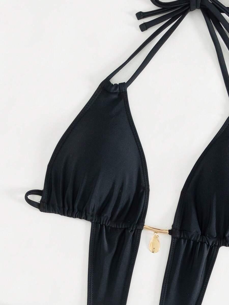 SWIM SXY CZARNY JEDNOCZĘŚCIOWY STRÓJ KĄPIELOWY S09__S