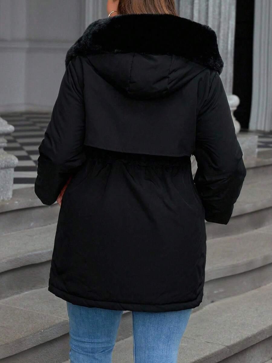 SHEIN CZARNA KURTKA PARKA W01__46