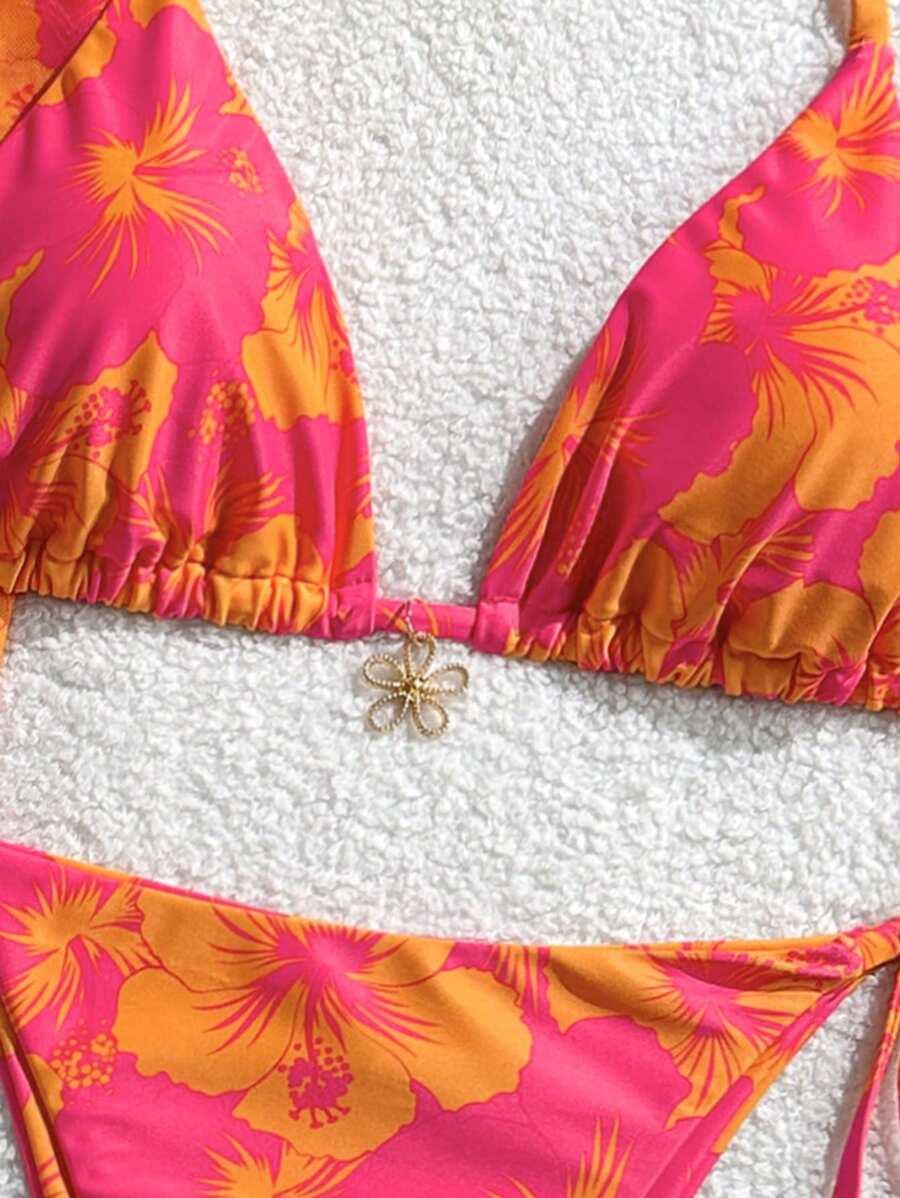SHEIN DWUCZĘŚCIOWY STRÓJ KĄPIELOWY PAREO S09__XS