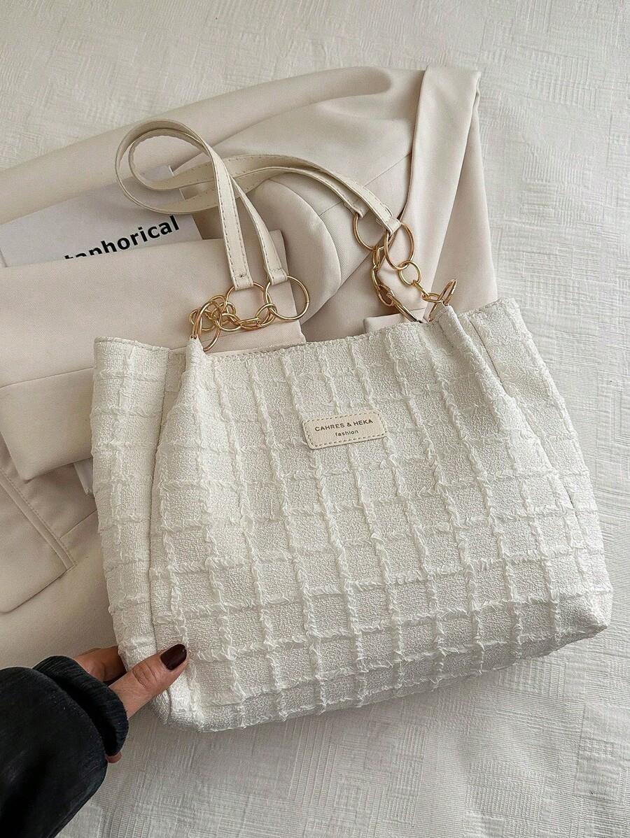 SHEIN BIAŁA TORBA NA RAMIĘ S07__33X26