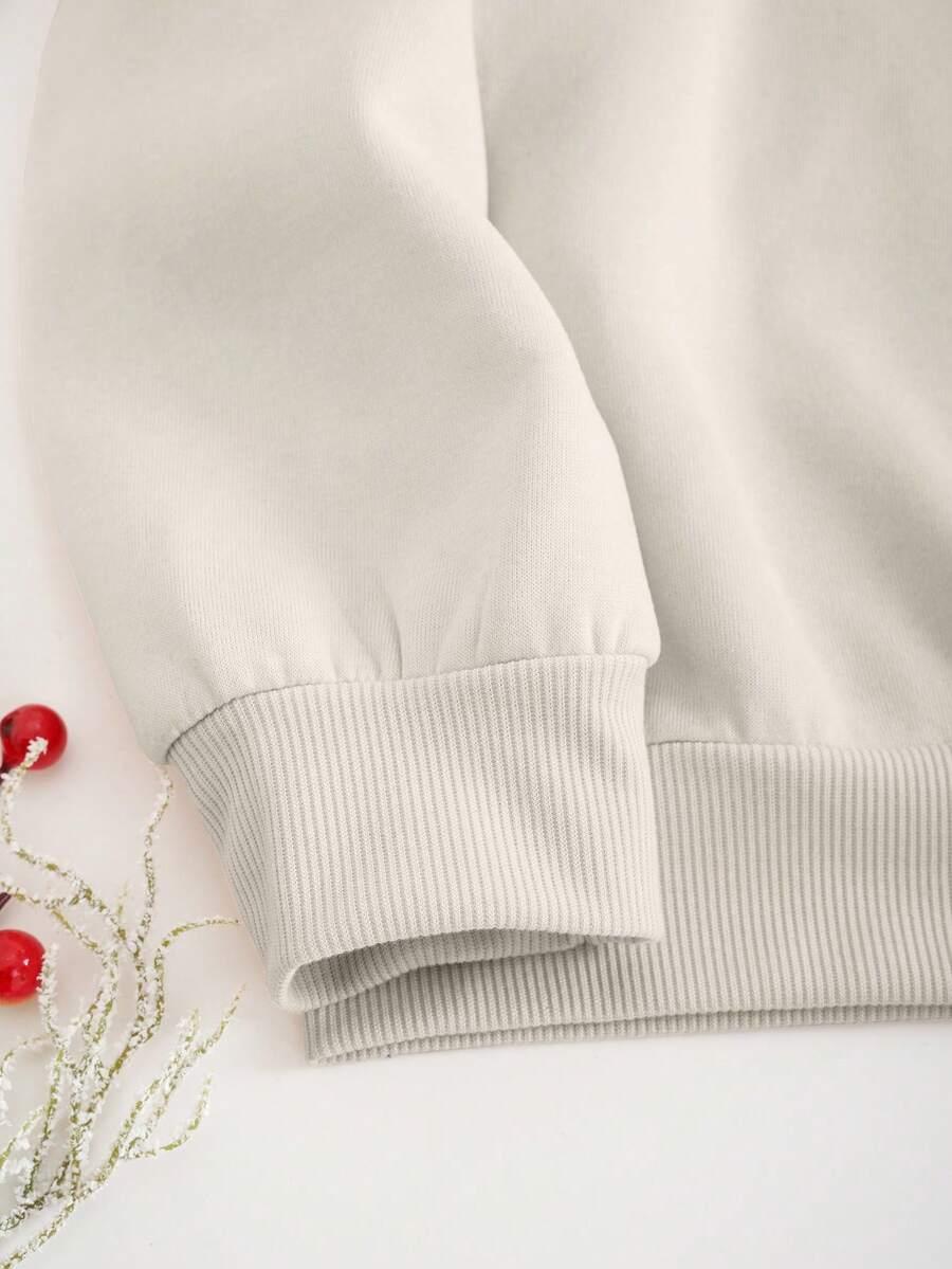 INAWLY BEŻOWA BLUZA KAPTUR BDD__L