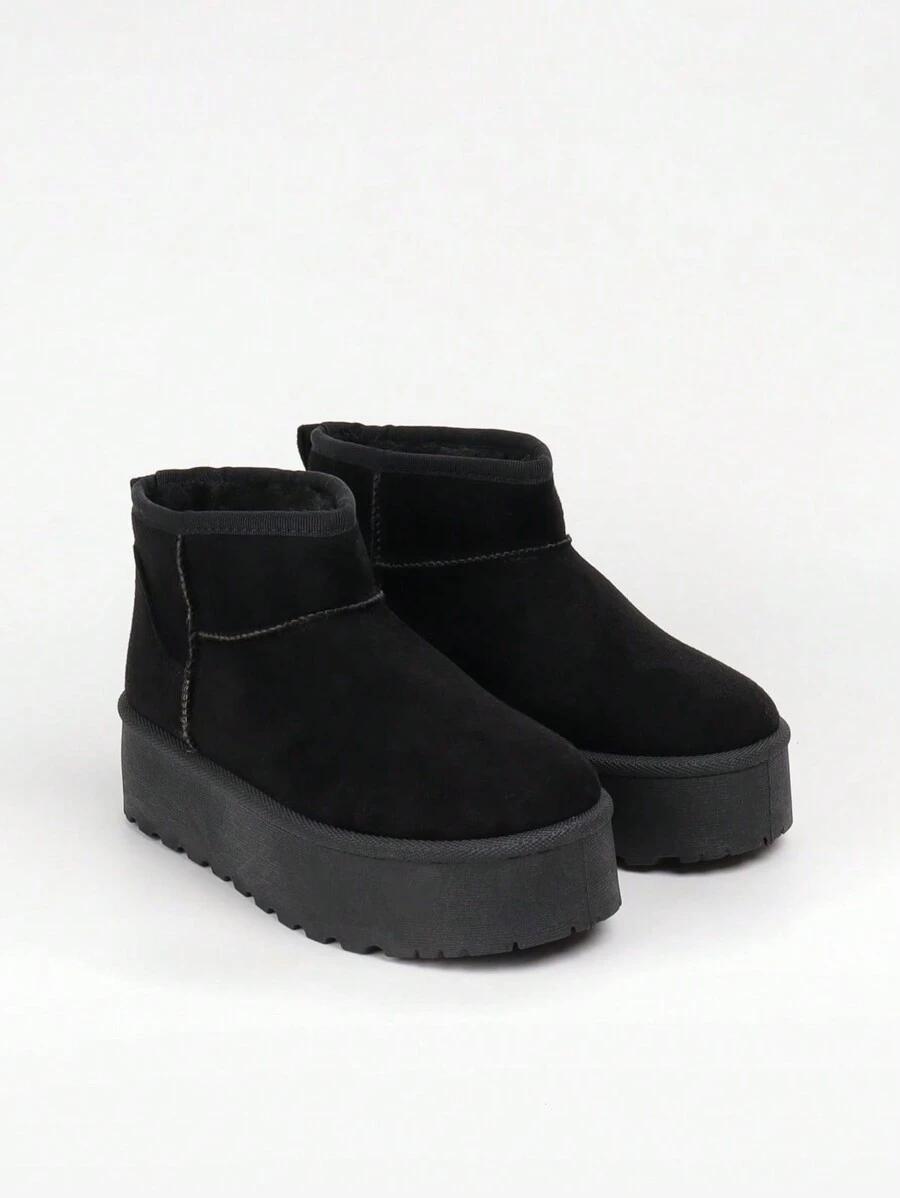 SHEIN CZARNE ŚNIEGOWCE WSUWANE W01__40