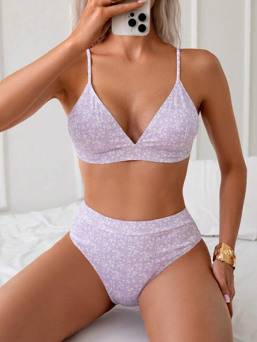 SHEIN DWUCZĘŚCIOWY STRÓJ KĄPIELOWY S09__XL