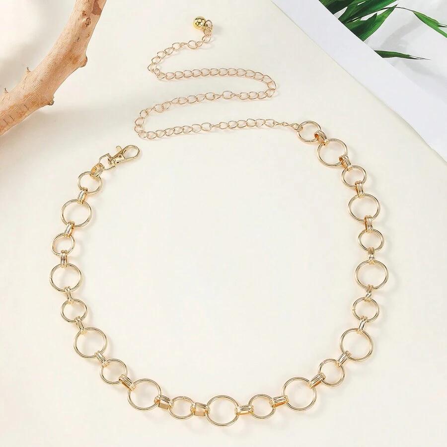 SHEIN ZŁOTY ŁAŃCUSZEK KOŁA S07