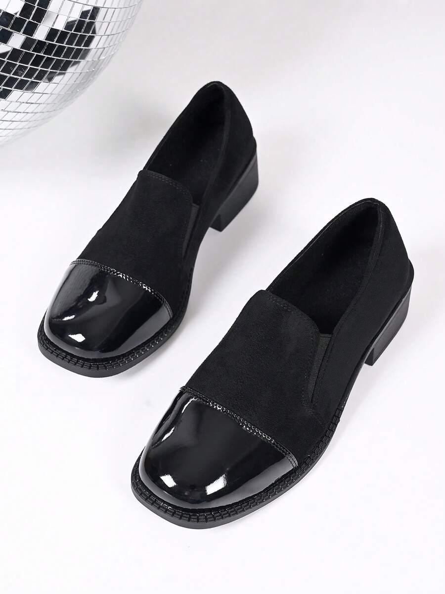 SHEIN CZARNE WSUWANE MOKASYNY S06__42