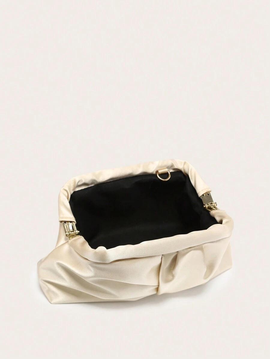 SHEIN ZŁOTA SATYNOWA TOREBKA S07__24X17