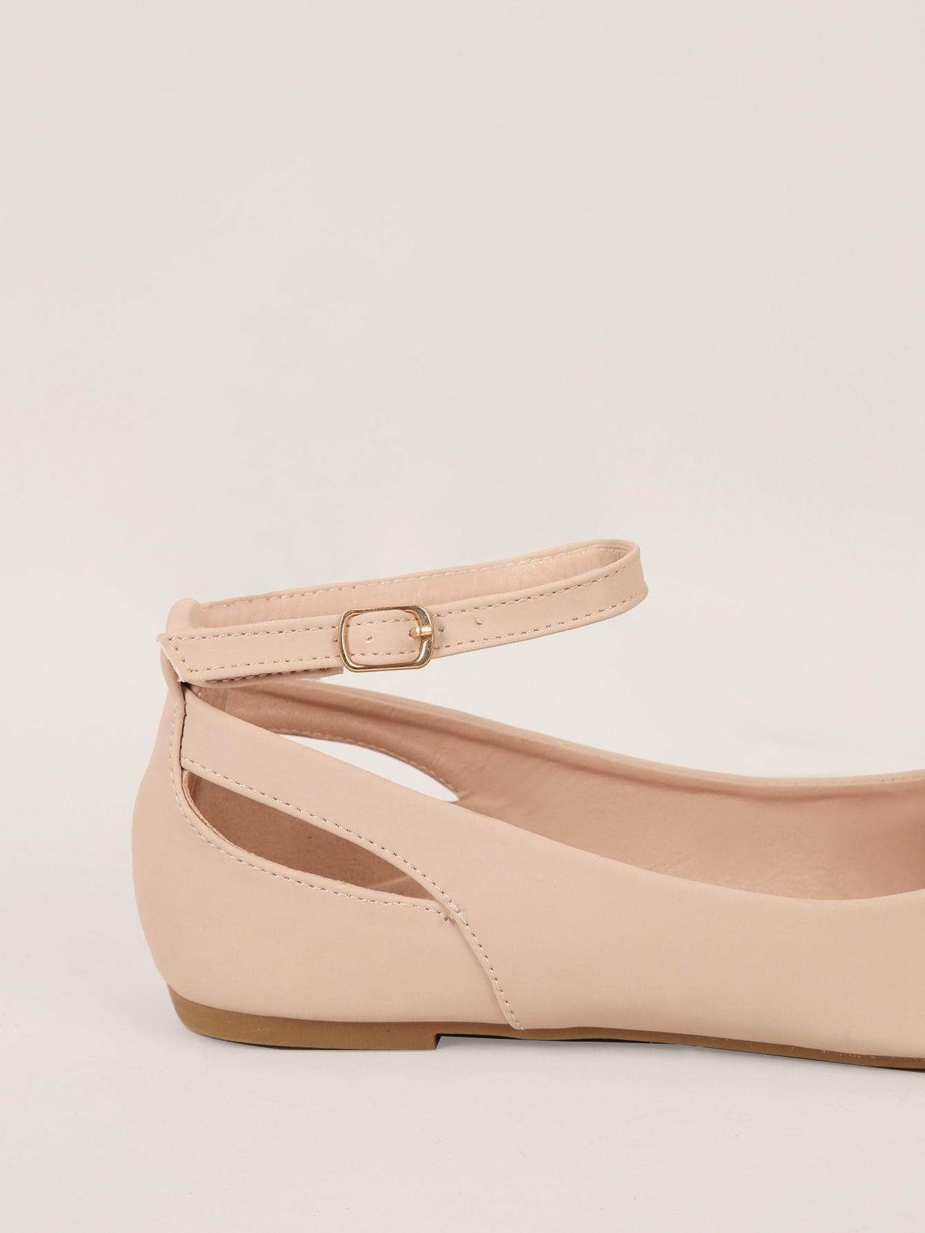 SHEIN BEŻOWE BALERINY SZPIC S06__38,5