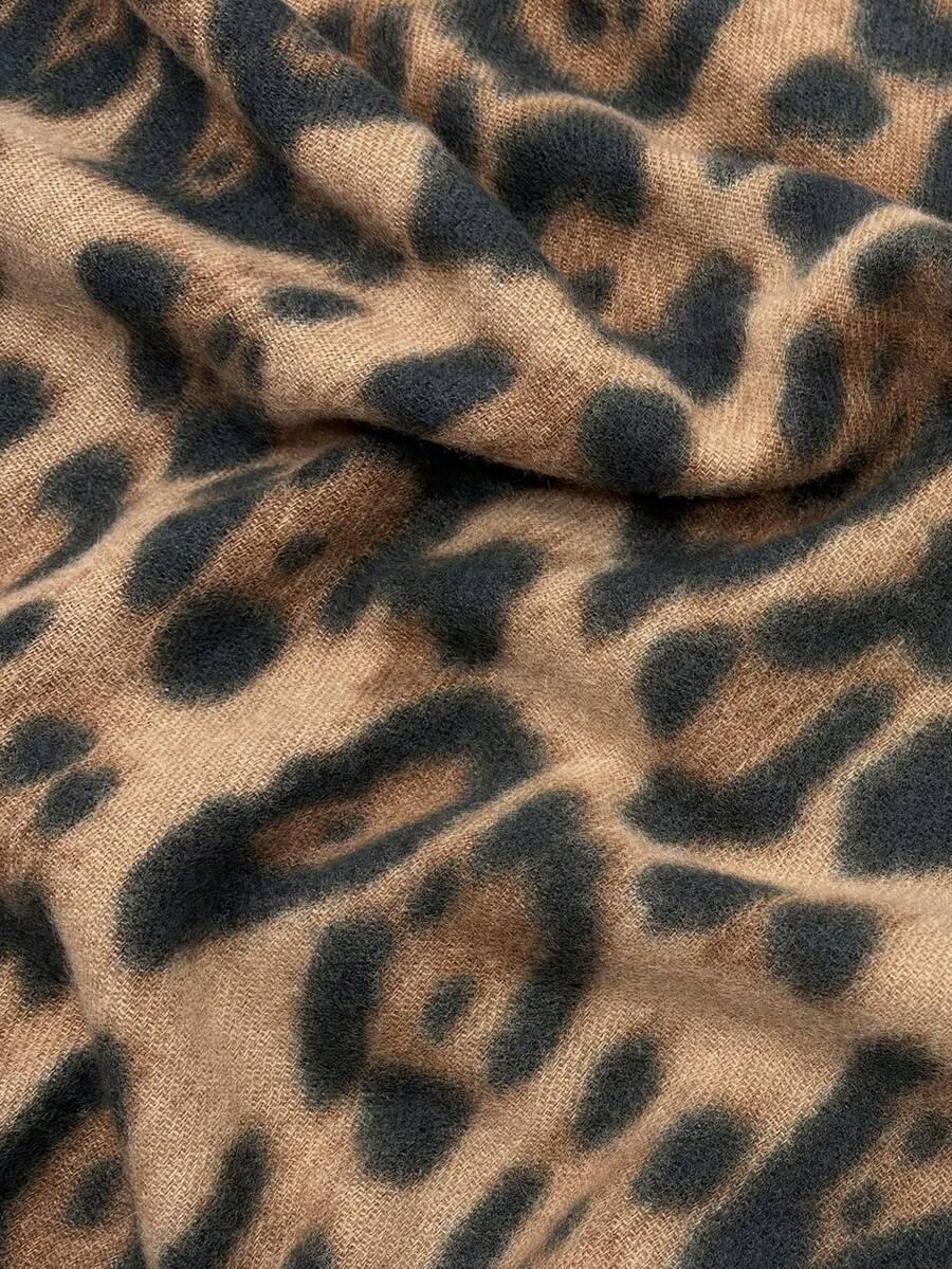 SHEIN SZALIK ANIMAL PRINT W01__30X190CM