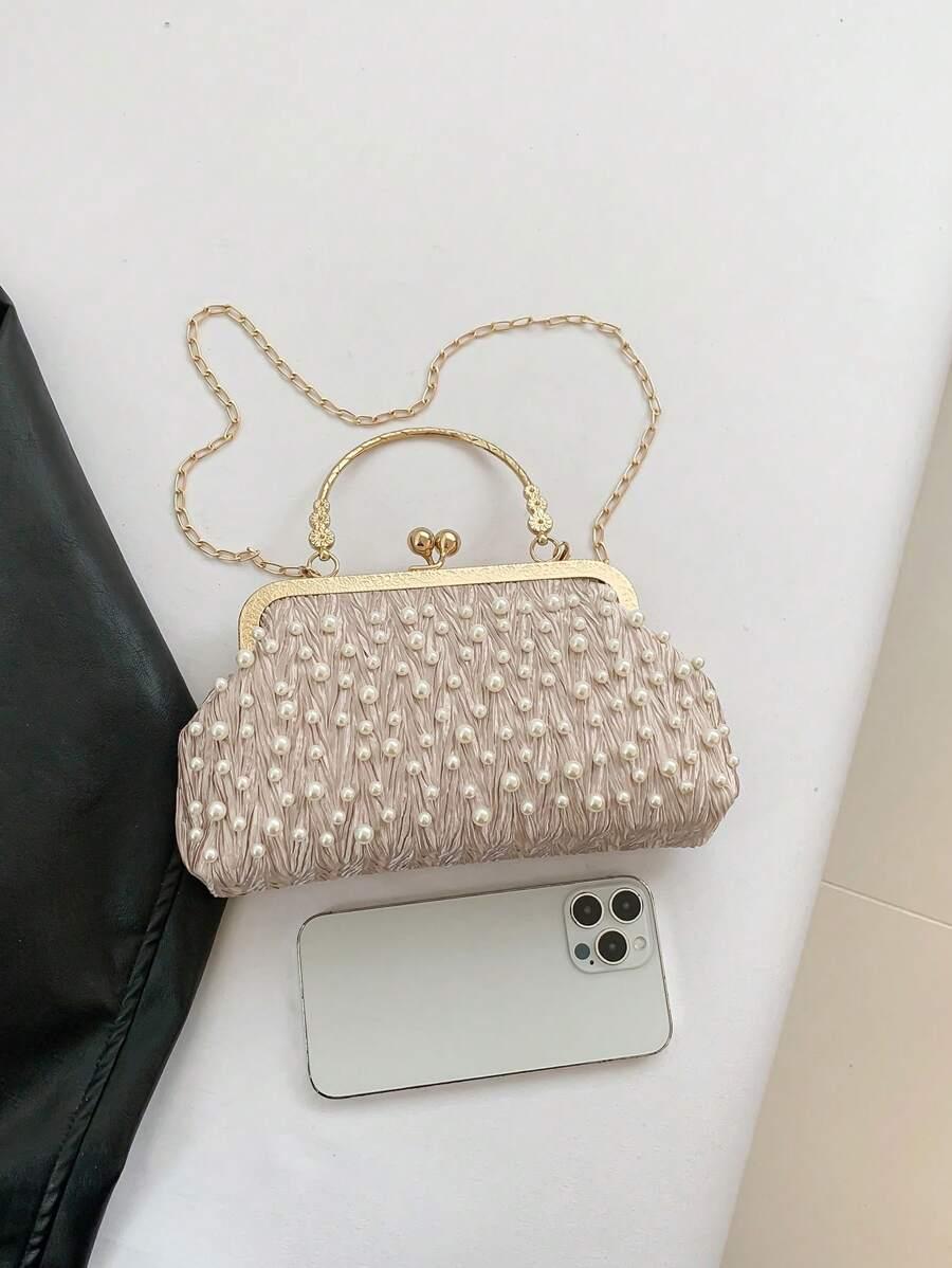 SHEIN TOREBKA ZDOBIENIE ŁAŃCUSZEK S07__22X6X13,5CM