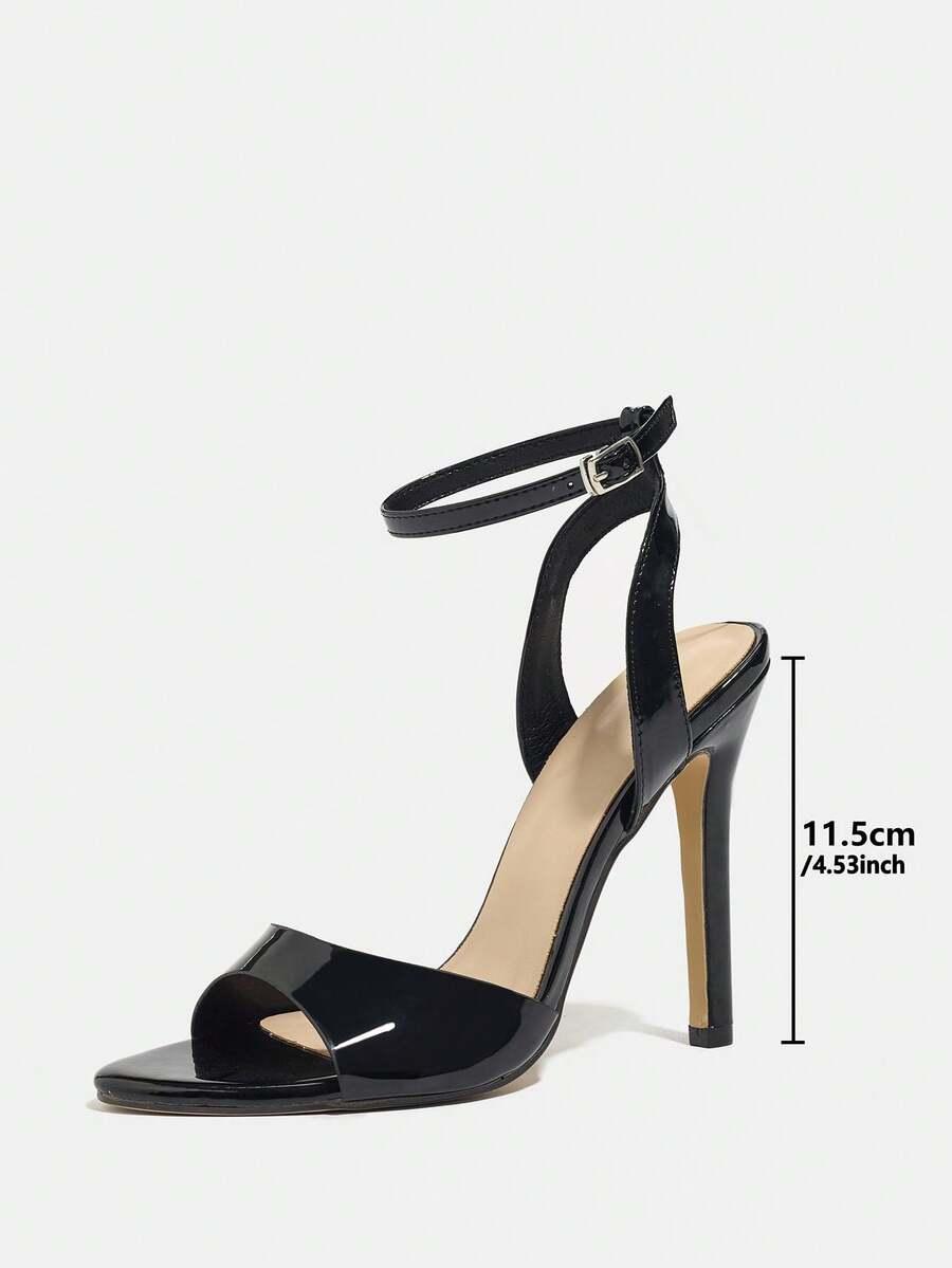 SHEIN CZARNE SANDAŁY OBCAS S06__40