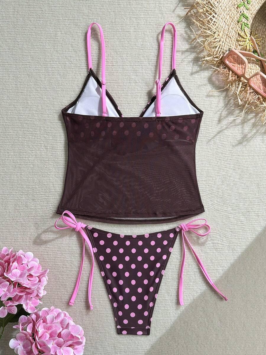 SWIM MOD DWUCZĘŚCIOWY STRÓJ KĄPIELOWY GROSZKI S09__M