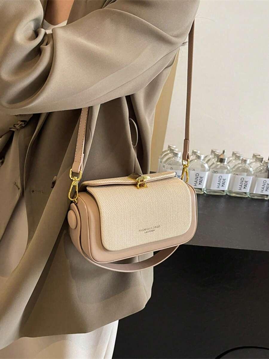 SHEIN BEŻOWA TOREBKA KUFEREK S07__18X11