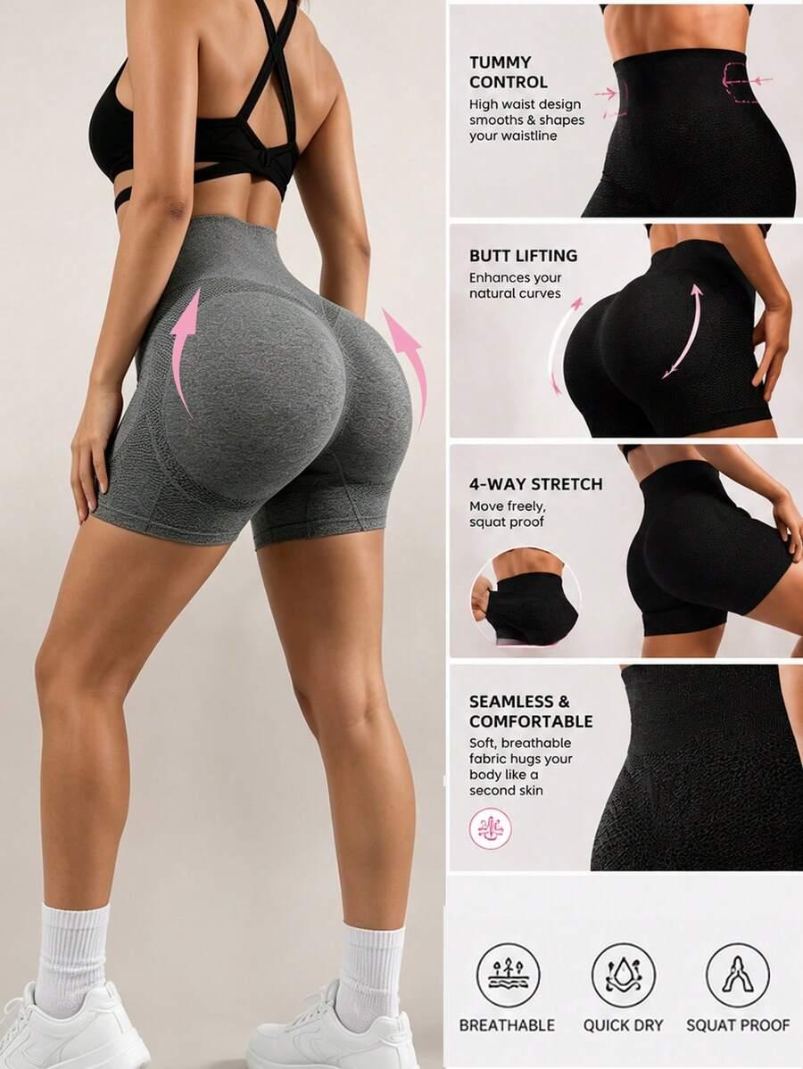 SHEIN BEZSZWOWE MODELUJĄCE SPODENKI 3-PACK S06__L