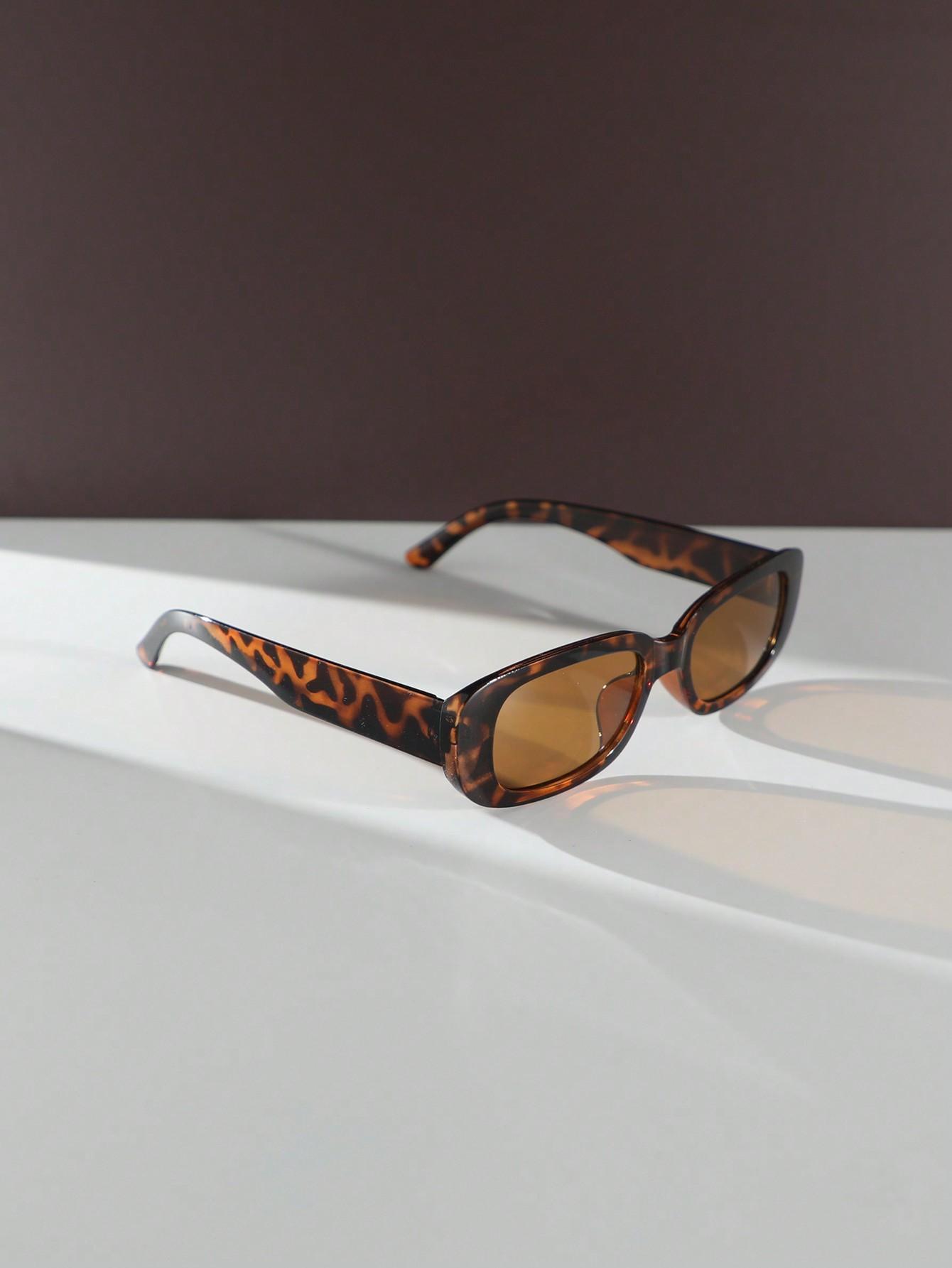 SHEIN OKULARY PRZECIWSŁONECZNE ANIMAL PRINT S07
