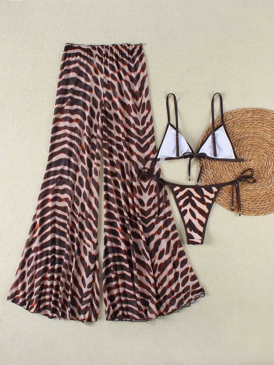 SHEIN TRZYCZĘŚCIOWY KOMPLET PRINT S09__S