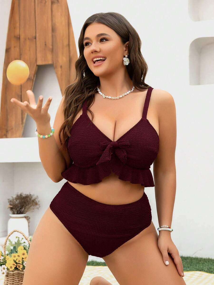 SHEIN DWUCZĘŚCIOWY KOSTIUM KĄPIELOWY BIKINI S09__XXL
