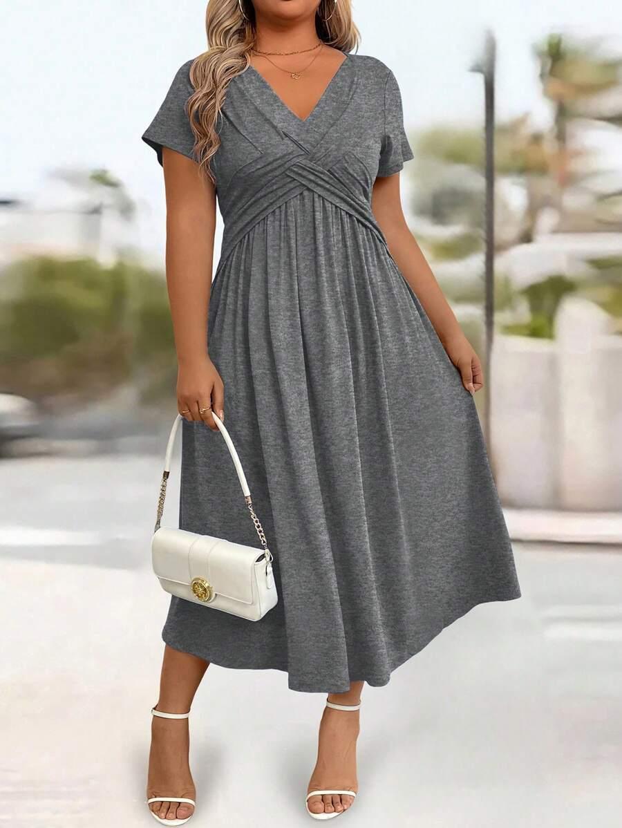 EMERY ROSE SZARA MIDI SUKIENKA S06__50