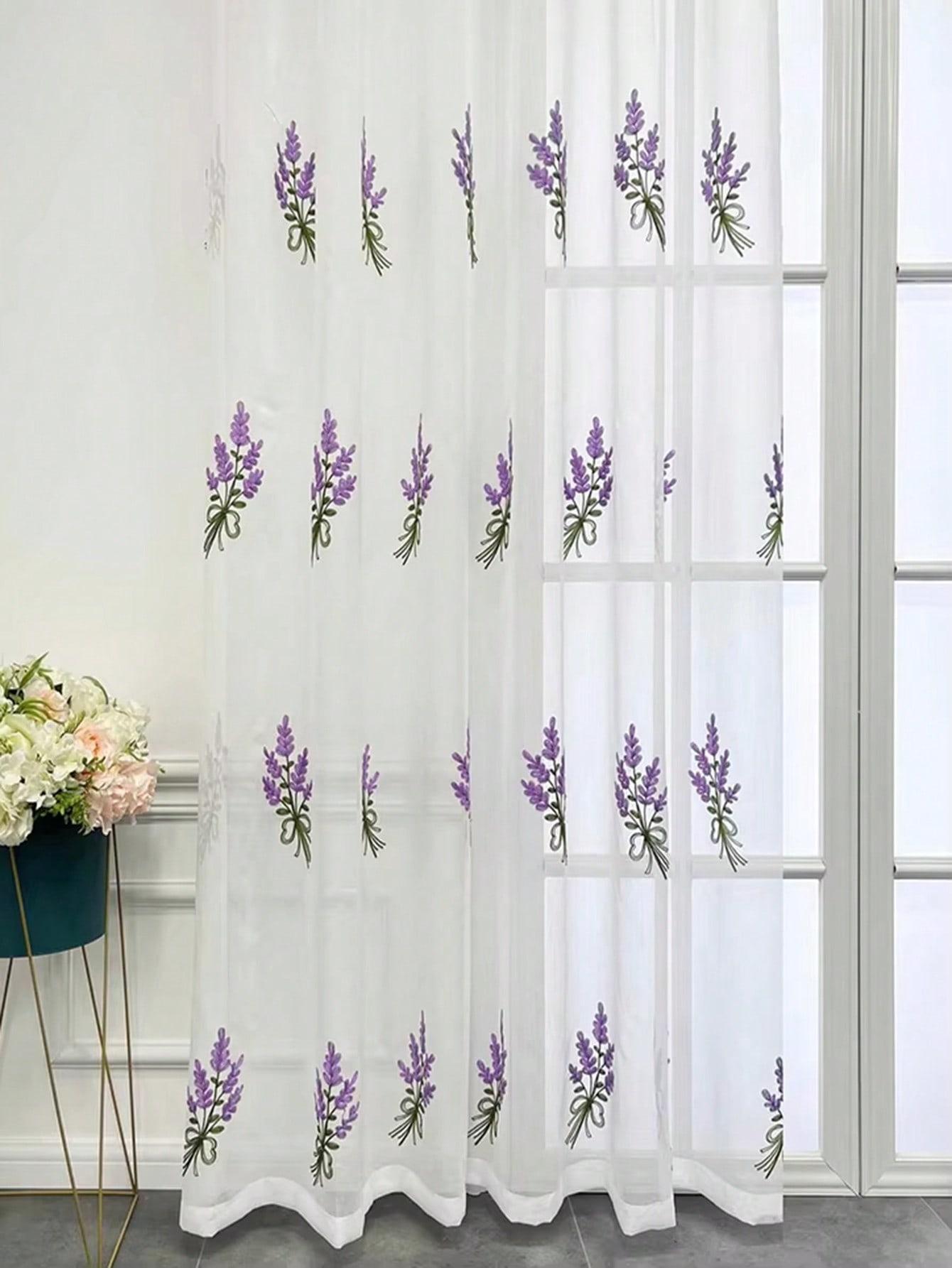 SHEIN BIAŁA FIRANKA HAFT S07__100X180CM